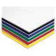 Color Foamboard - 5 mm thick, one colored side and one white side Size (70 x 100 mm) each piece in a bag